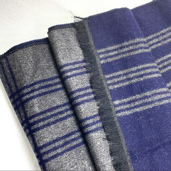 Geoffrey Beene Men’s Winter Scarf Plaid Lightweight Reversible New - Picture 9 of 12